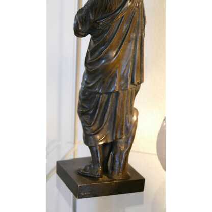 Diane De Gabie, Sculpture En Bronze à Patine Brune, époque XIX ème