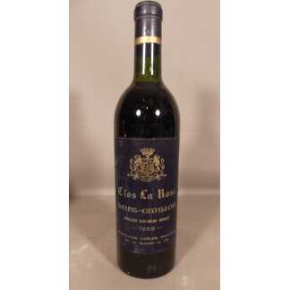 Vin de collection, 1959, Clos La Rose St Emilion