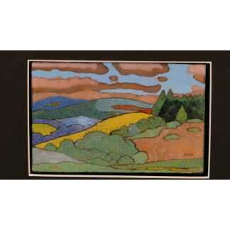 Très Rare émail, émaux De Limoges En Sous Cuisson Mate Signé Siga