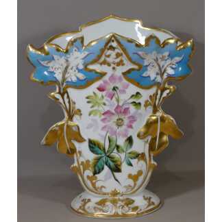 Vase De Mariée En Porcelaine Peinte De Paris, époque XIX ème