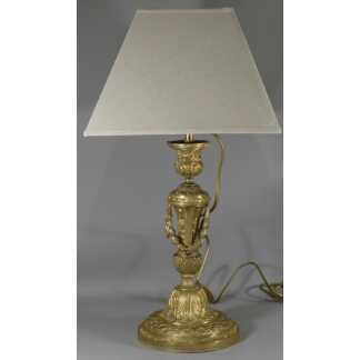 Lampe De Style Louis XVI En Bronze Doré époque XIX ème