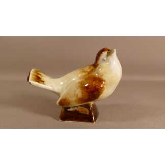 Le Moineau Par Camille Tharaud, Porcelaine Animalère Art Déco