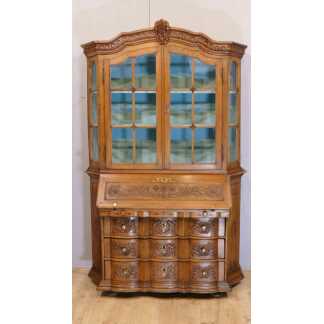 Buffet 3 Corps, Commode Arbalète, Scriban, Vitrine Bibliothèque, époque XVIII ème, Flandres