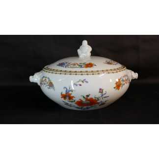 Raynaud Limoges, Légumier Couvert Modèle Vieux Chine, Collection Damon