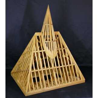 Charpente De Maîtrise De Compagnon Charpentier, Modèle Réduit Début XX ème