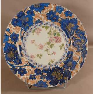 Haviland Dammouse, Porcelaine de Limoges, Assiette Gourmet 26 Cm