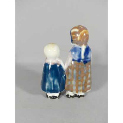 Camille Tharaud Limoges, Rare Statuette Enfants "les Petits Paysans" En Porcelaine Art Déco – Image 5