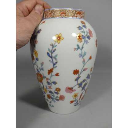 Bernardaud Pondichery, Vase En Porcelaine De Limoges Vers 1980 – Image 6