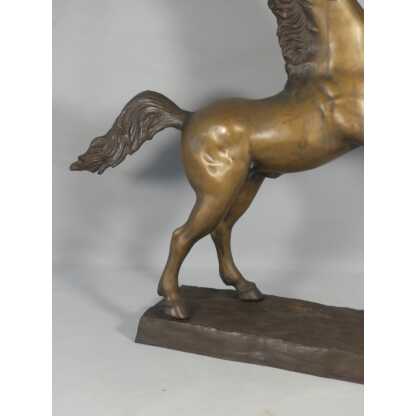 Cheval Cabré En Bronze, Sculpture Des Années 60 – Image 5