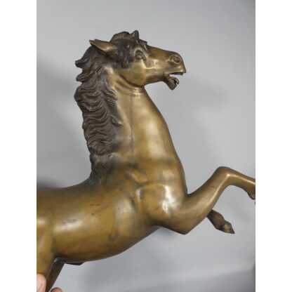 Cheval Cabré En Bronze, Sculpture Des Années 60 – Image 4