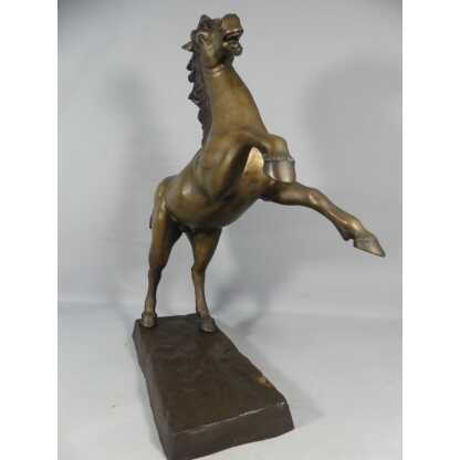 Cheval Cabré En Bronze, Sculpture Des Années 60 – Image 12