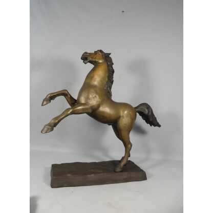 Cheval Cabré En Bronze, Sculpture Des Années 60 – Image 11