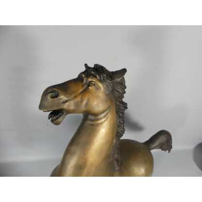 Cheval Cabré En Bronze, Sculpture Des Années 60 – Image 9