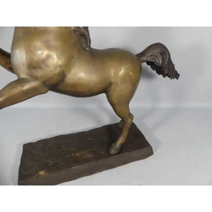Cheval Cabré En Bronze, Sculpture Des Années 60 – Image 8