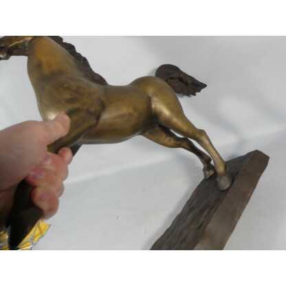 Cheval Cabré En Bronze, Sculpture Des Années 60 – Image 7