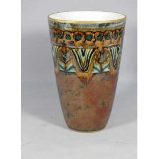 Camille Tharaud Limoges, Vase En Porcelaine émaillée De Grand Feu, Art Déco