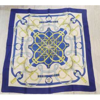 Carré Hermès Foulard En Soie Modèle Eperon d'Or, Henri d'Origny