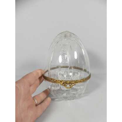 Cave à Liqueur Oeuf En Cristal, époque 1950 – Image 10