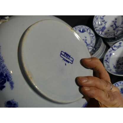 Japon Creil Et Montereau, Complet Service 97 Pièces Pour 12 Personnes En Faïence, Monet Giverny – Image 19