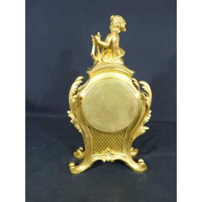 Fernand Gervais, Pendule Louis XV Rocaille En Bronze Doré, époque XIX ème Siècle – Image 12