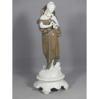 Gibus Et Redon, Limoges XIX ème Siècle, Statuette Femme Drapée Dans Le Goût de la Renaissance – Image 2
