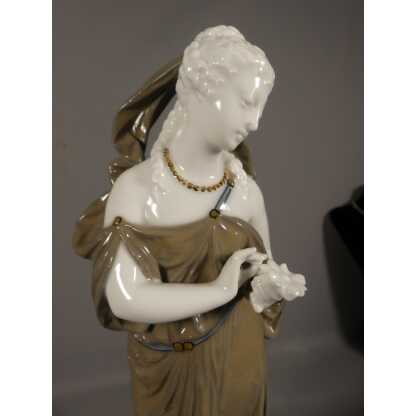 Gibus Et Redon, Limoges XIX ème Siècle, Statuette Femme Drapée Dans Le Goût de la Renaissance – Image 4