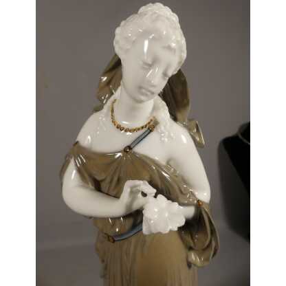 Gibus Et Redon, Limoges XIX ème Siècle, Statuette Femme Drapée Dans Le Goût de la Renaissance – Image 3