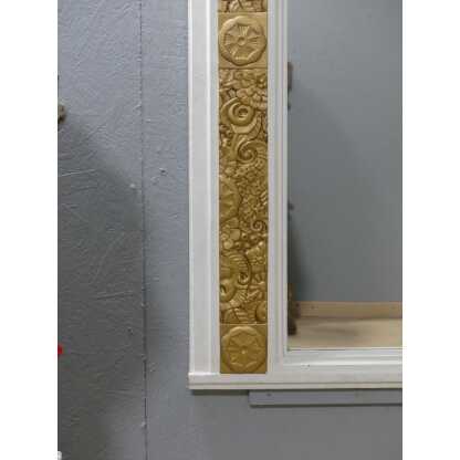 Trumeau Art Déco En Stuc Doré Et Bas Relief Scène à l'Antique Vers 1925 – Image 18