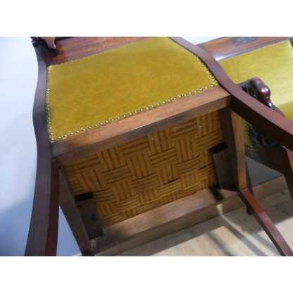 Paire De Fauteuils Aux Cygnes De Style Empire En Acajou, époque Fin XIX ème – Image 18