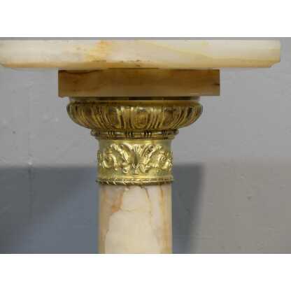 Colonne De Présentation En Onyx Et Bronze Doré,Napoléon III époque XIX ème Siècle – Image 4