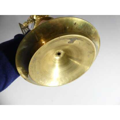 Lampe Florentine En Laiton De Type Judaïque, époque XX ème – Image 17