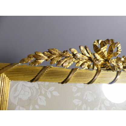 Grand Cadre Photo En Bronze Doré Style Louis XVI Pour Photo 20.5*26 Cm – Image 7