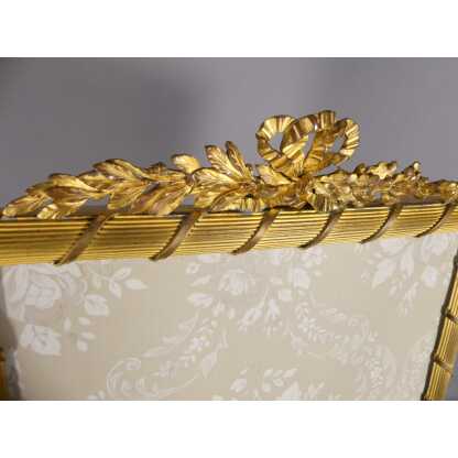 Grand Cadre Photo En Bronze Doré Style Louis XVI Pour Photo 20.5*26 Cm – Image 6