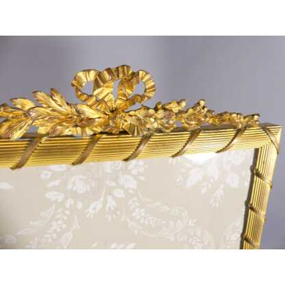 Grand Cadre Photo En Bronze Doré Style Louis XVI Pour Photo 20.5*26 Cm – Image 5