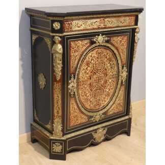 Meuble d'Appui, Buffet Napoléon III En Marqueterie Boulle, époque XIX ème