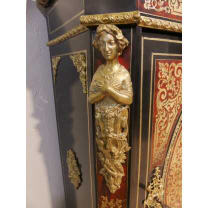 Meuble d'Appui, Buffet Napoléon III En Marqueterie Boulle, époque XIX ème – Image 11