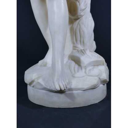 85 Cm, La Baigneuse d'Après Falconet, Grande Sculpture Statue En Albâtre Fin XIX ème – Image 10