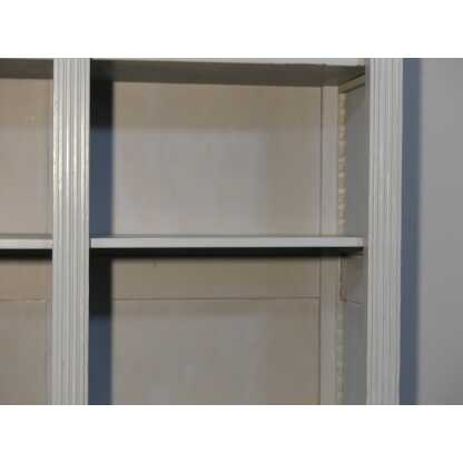 Bibliothèque Ouverte De Style Néoclassique En Bois Peint Gris Buffet Louis XVI époque XIX ème – Image 15