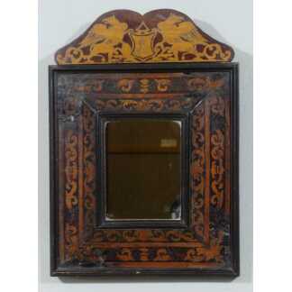 Miroir En Marqueterie Style Languedocien Dans Le Goût Du XVII ème, époque XIX ème