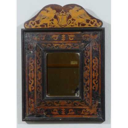 Miroir En Marqueterie Style Languedocien Dans Le Goût Du XVII ème, époque XIX ème