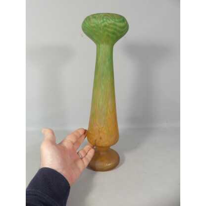 Charles Schneider, Grand Vase En Verre Marmoréen, époque Vers 1930 – Image 2