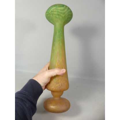 Charles Schneider, Grand Vase En Verre Marmoréen, époque Vers 1930 – Image 6