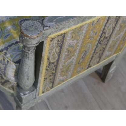Paire De Bergères Directoire En Bois Laqué Gris, époque XVIII ème Siècle – Image 6