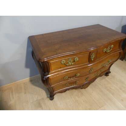 Commode Bordelaise d'époque Louis XV, Acajou Massif XVIII ème Siècle – Image 2