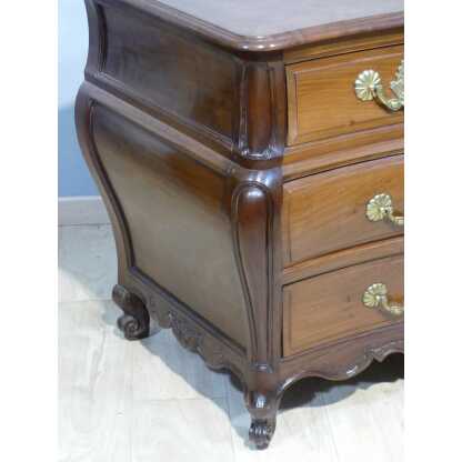 Commode Bordelaise d'époque Louis XV, Acajou Massif XVIII ème Siècle – Image 5