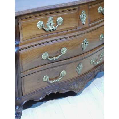 Commode Bordelaise d'époque Louis XV, Acajou Massif XVIII ème Siècle – Image 6
