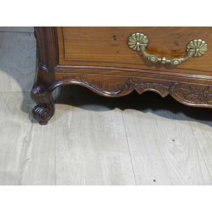 Commode Bordelaise d'époque Louis XV, Acajou Massif XVIII ème Siècle – Image 10