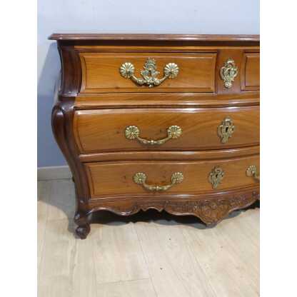 Commode Bordelaise d'époque Louis XV, Acajou Massif XVIII ème Siècle – Image 13