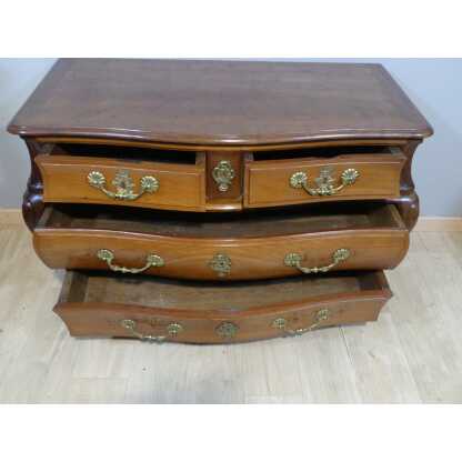 Commode Bordelaise d'époque Louis XV, Acajou Massif XVIII ème Siècle – Image 15