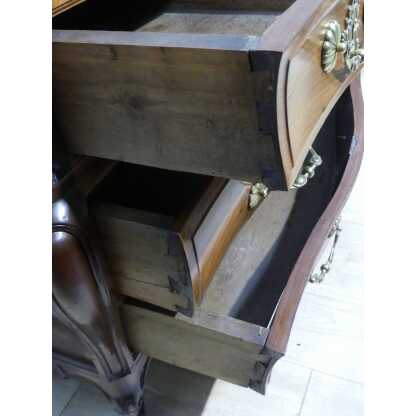 Commode Bordelaise d'époque Louis XV, Acajou Massif XVIII ème Siècle – Image 18